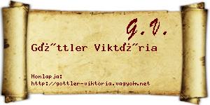 Göttler Viktória névjegykártya